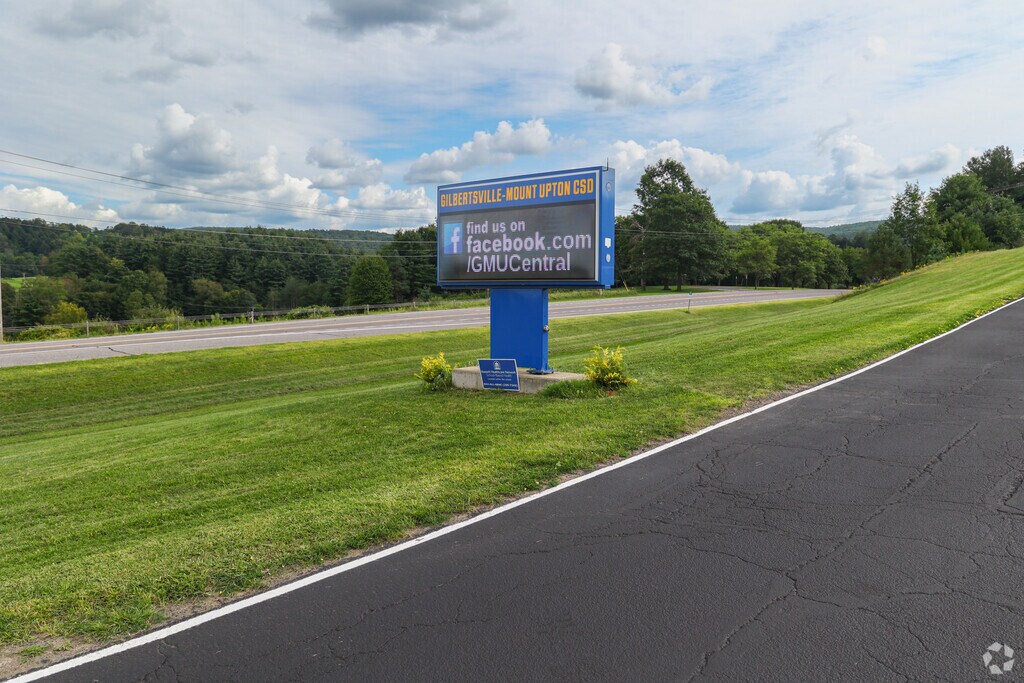 The Gilbertsville Mount Upton School is located within the same building as the High School.