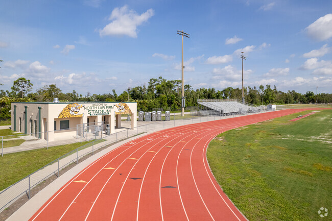 At Dunbar High School in Fort Myers, the track and field program has a great track to train on.