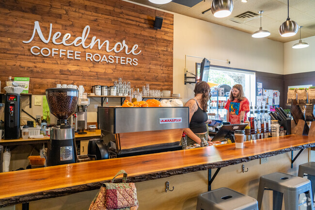Needmore Coffee is the perfect place to get your coffee fix during your morning commute.