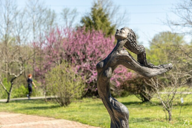 Wellington Park has many art installations, including the Katsina Bronze Sculpture.