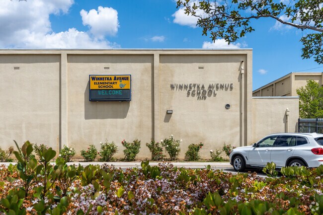 The Winnetka Avenue Elementary School in Winnetka.