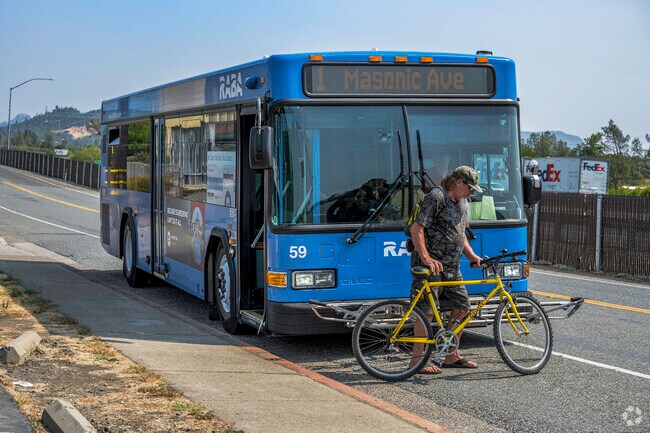 RABA transportation has many bus stops in Pine Grove.