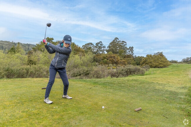Crystal Springs Golf Course is on the border with Skyfarm and locals love this public course.