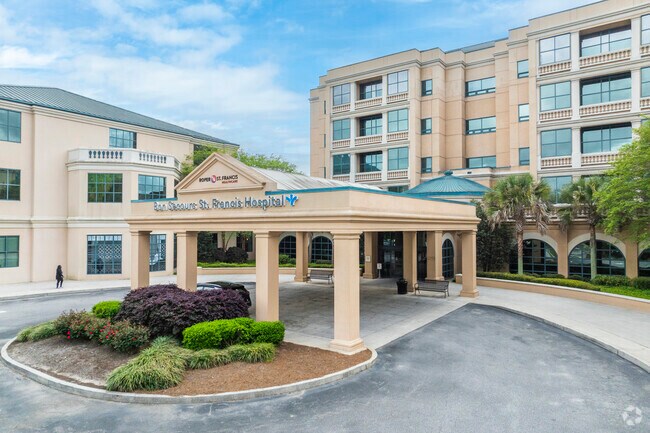 Roper Hospital is about 10 miles away.