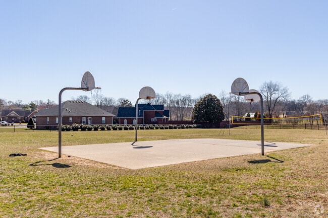 Basketball can be played at Clyde Riggs Elementary School.
