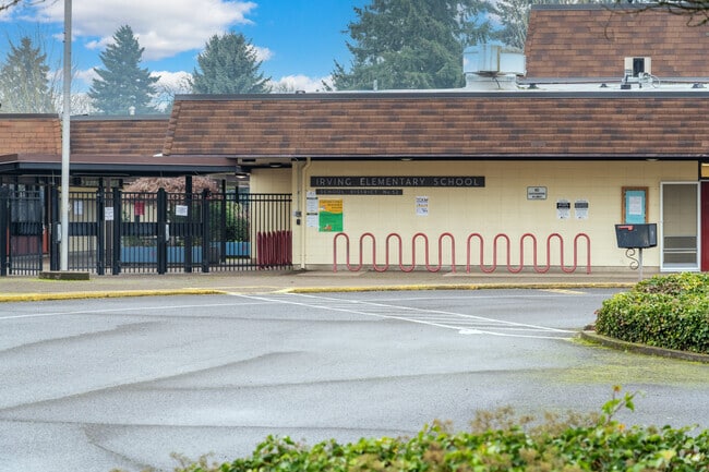 Irving Elementary School serves grades K-5 in the Santa Clara neighborhood of Eugene, Oregon.