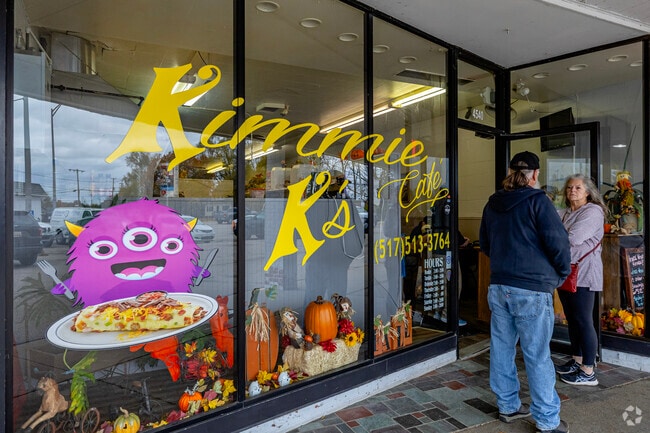 Kimmie K’s Café in Michigan Center calls itself the “Home of the Monster Omelette”.