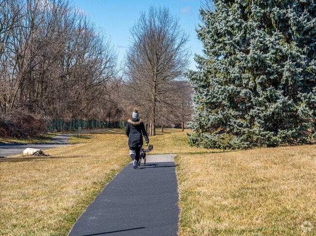 Alpha provides residents a place to run or simply walk their furry family members.