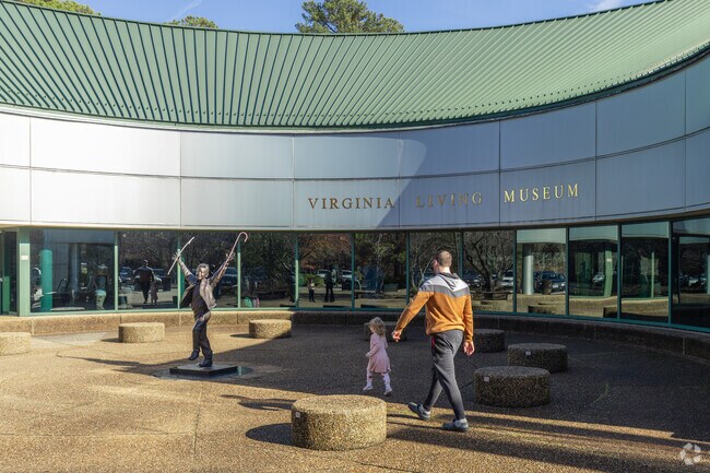 Deep Creek families love visiting the Virginia Living Museum to see all the animal exhibits.