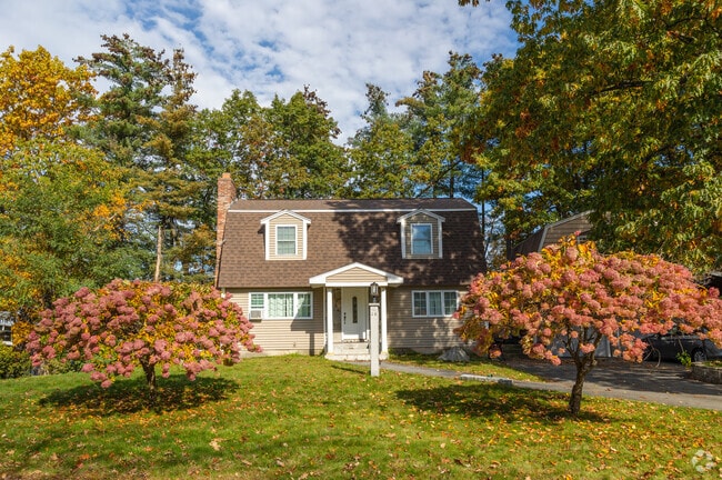 Your home in Southwest Nashua, NH can have blooming trees in the front yard.