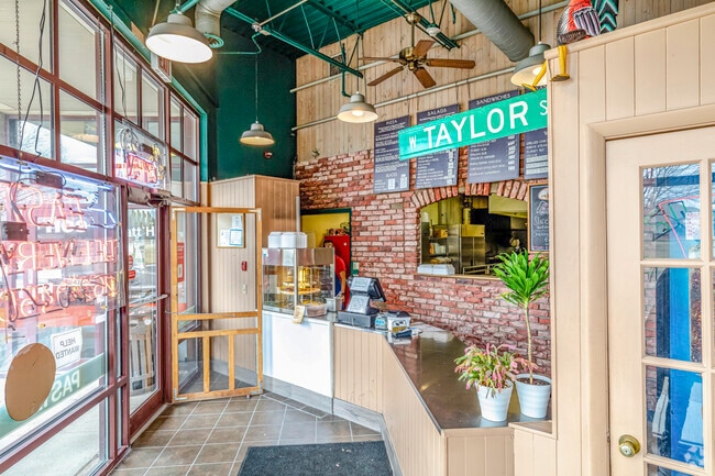 You can stop for a slice of Chicago style pizza at Taylor Street Pizza in Southwest Geneva.