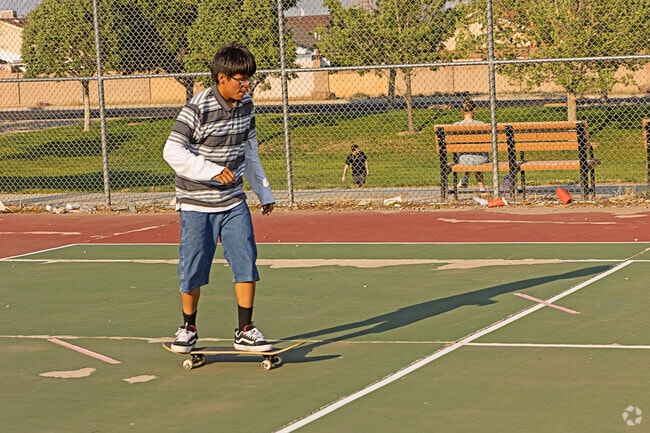 Avalon Park anchors the small neighborhood and is a great place for after-school play.