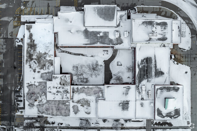 Here is a top down view of Griffith Elementary School.