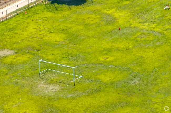 The soccer field at Dixieland Elementary School in Madera County.