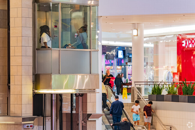 Near Pebble Creek, Quail Springs Mall is a favorite shopping destination for locals.