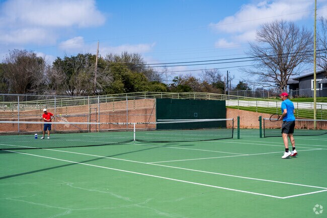 Nearby tennis courts add to Crestview's recreational charm.