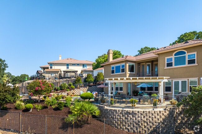 Some homes have swimming pools where you can take a dip on a summer afternoon.