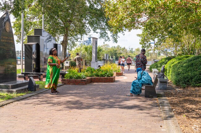 North Kerr locals enjoy the short drive to the riverwalk in downtown Wilmington.