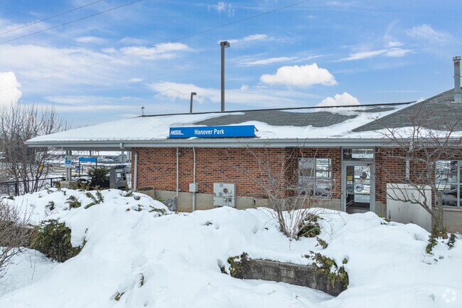 The close-by Hanover Park Metra station will get residents downtown Chicago in 45 minutes.