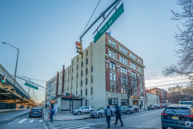 Benjamin Banneker Academy is located at 77 Clinton Ave in Brooklyn.