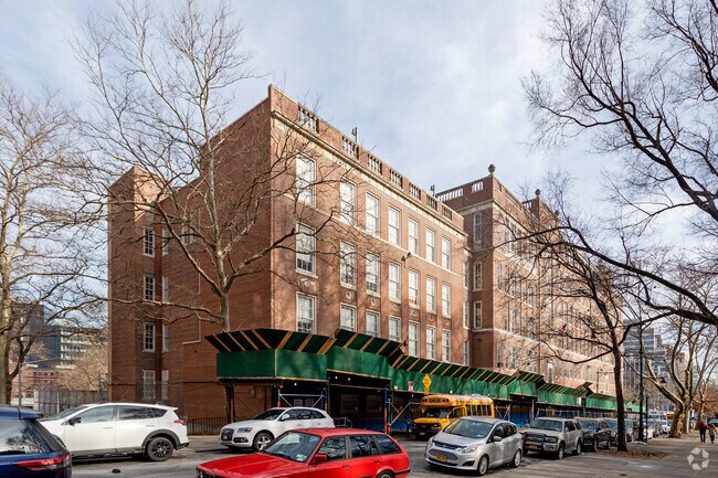 Columbia Secondary School has rigorous programs focusing on math, science, and engineering.