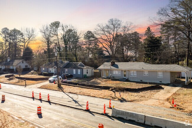 Mount Vernon Woods was established in the 1960s, with many original ranch-style homes still standing.