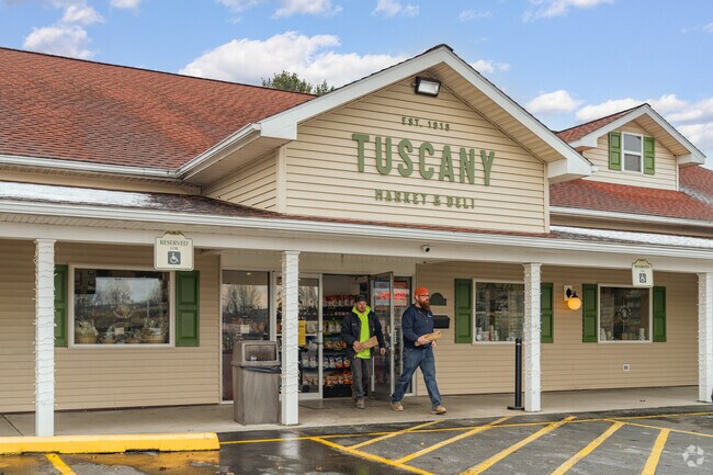 Locals in Arkwright enjoy grabbing lunch from the deli inside Tuscany.