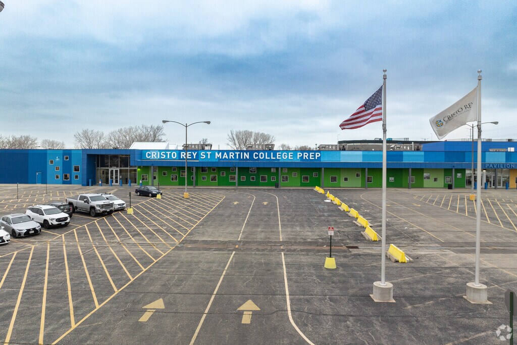 Cristo Rey St. Martin College Prep is part of the Cristo Rey Network.