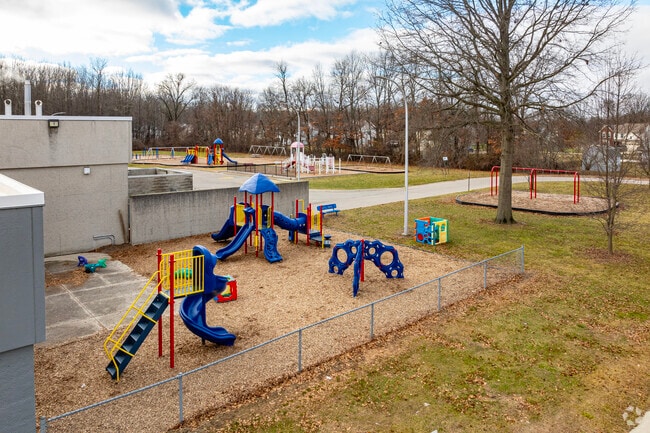 Side playground at Barth Elementary School.
