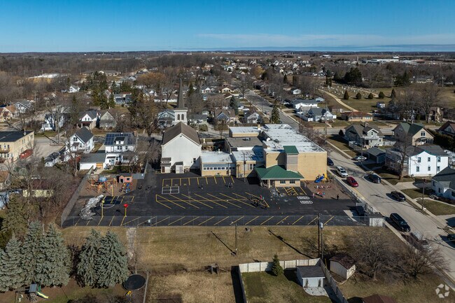 Divine Savior Catholic School in Fredonia, WI is located in the center of town.
