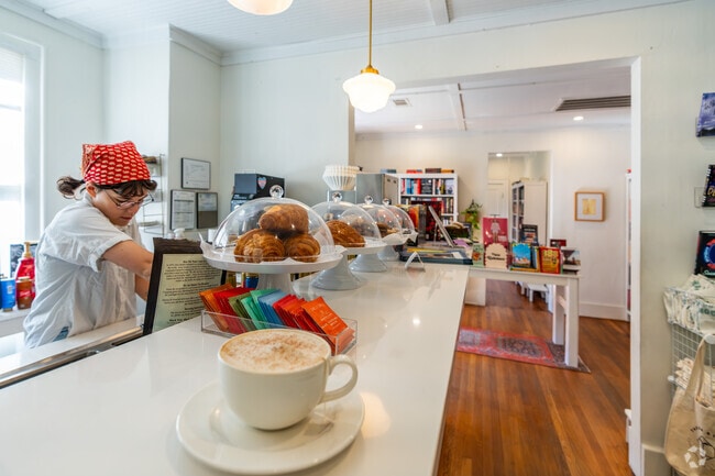Stuart Heights-Rivermont's The Book and Cover serves up lattes to go with your new book.