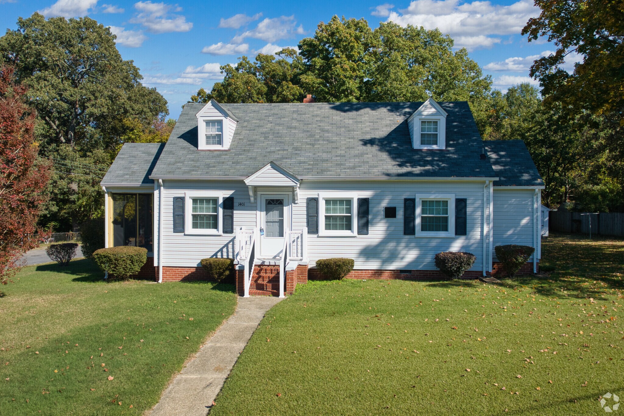 Comfortable Cape Cod style homes welcome you to Cofer.