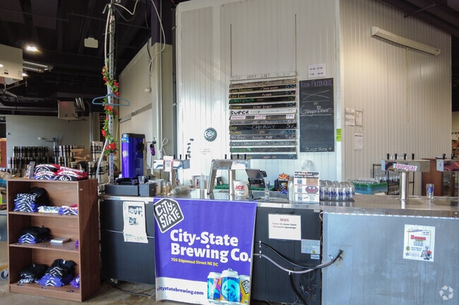 City-State Brewing Company in Edgewood offers a wide variety of beers on tap.