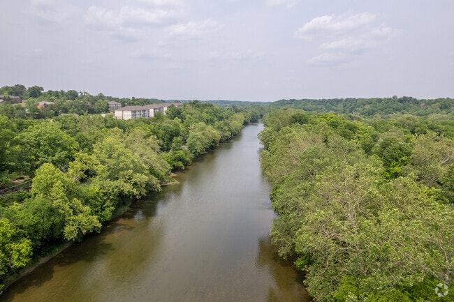 Epworth Heights sits on the banks of the Little Miami River,