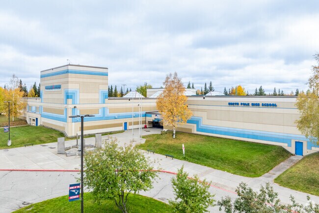 North Pole High School serves 617 students of varying surrounding neighborhoods.