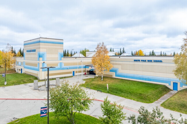 North Pole High School serves 617 students of varying surrounding neighborhoods.