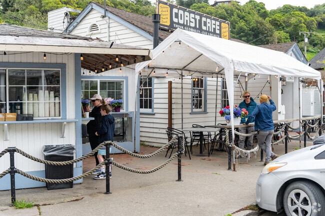 The Coast Cafe is a local hotspot in Bolinas.