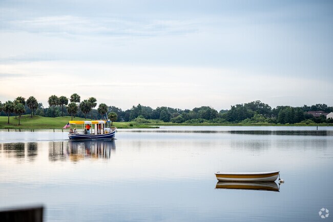 There are calm views at Lake Sumter, near the Village of Summerhill.