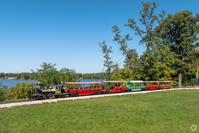 Scovill Gardens residents love visiting Scovill Park for the fun train ride.