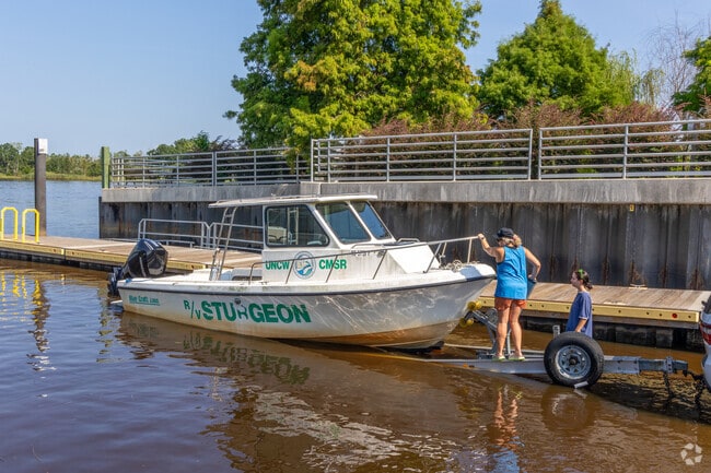 Putting your boat in to the Cape Fear is easy at the ramp in Dram Tree Park.