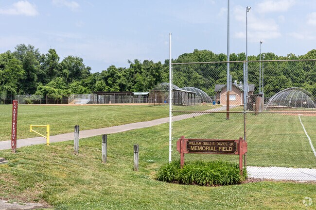 Historic Blacksox Park has multiple baseball diamonds for the little leaguers in the community.