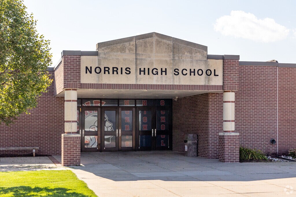 Norris High School serves grades 9-12.