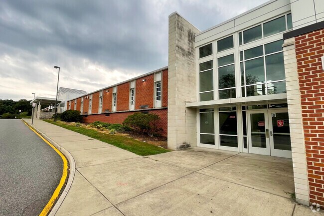 Side entrance to Falling Creek Middle.