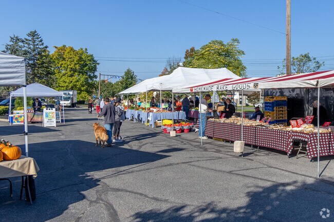Local farmers' markets run year-round near the Cogan House neighborhood.