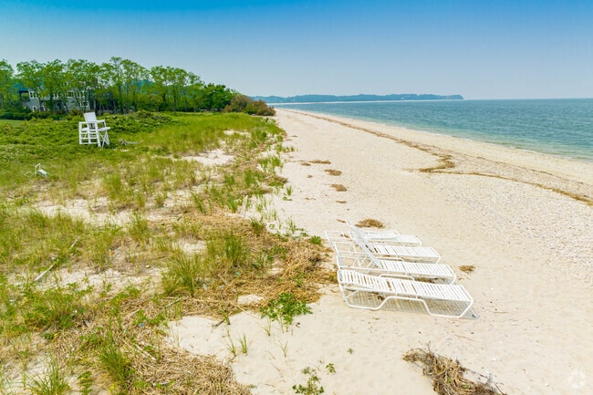Scenic beaches line Old Field’s shores, offering both resident-only and public access.