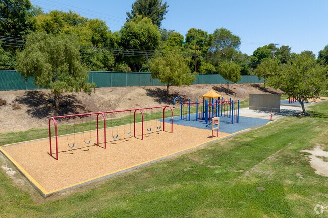 Play area at the Castle Rock Elementary School in Diamond Bar, Ca.