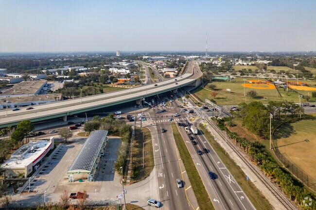 The Orange Blossom Trail, also known as U.S. Route 441, runs 400 miles and through Rosemont, FL.