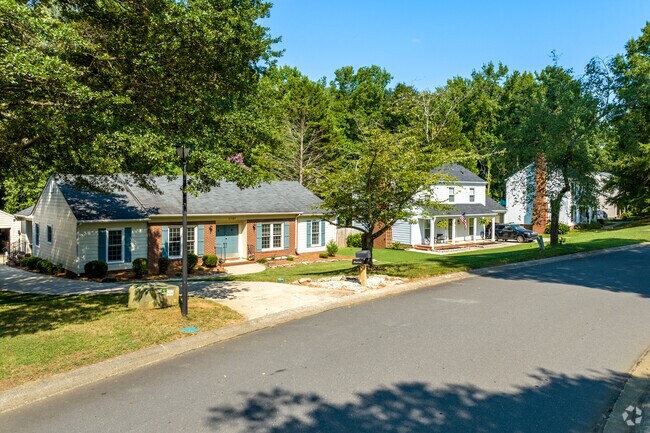 Smaller homes are located in the north section of the Park Crossing neighborhood.