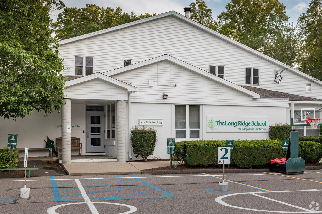 View of entrance to the Long Ridge School in Stamford.