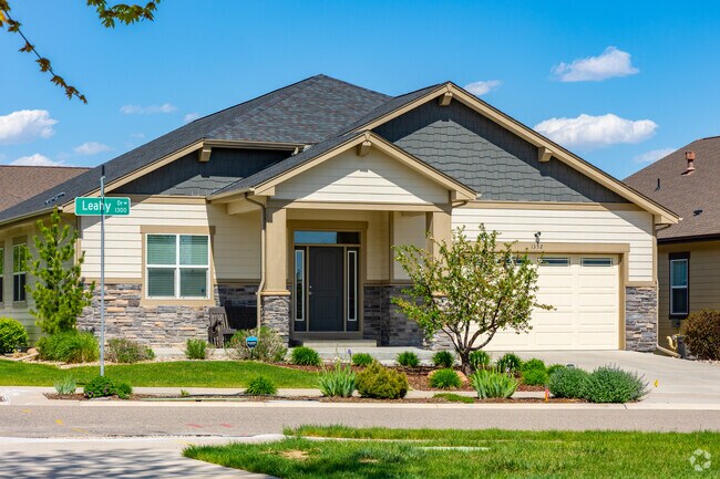 A handful of smaller modern traditional homes can also be spotted in Registry Ridge.